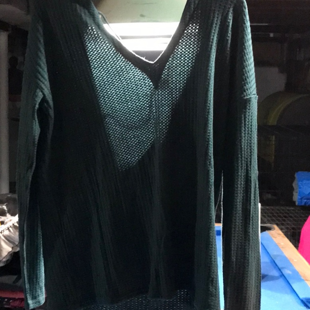 New green sweater